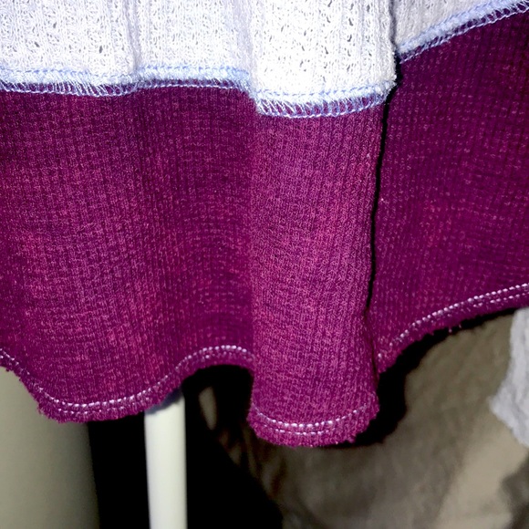 Free People Waffle Henley - Picture 2 of 6